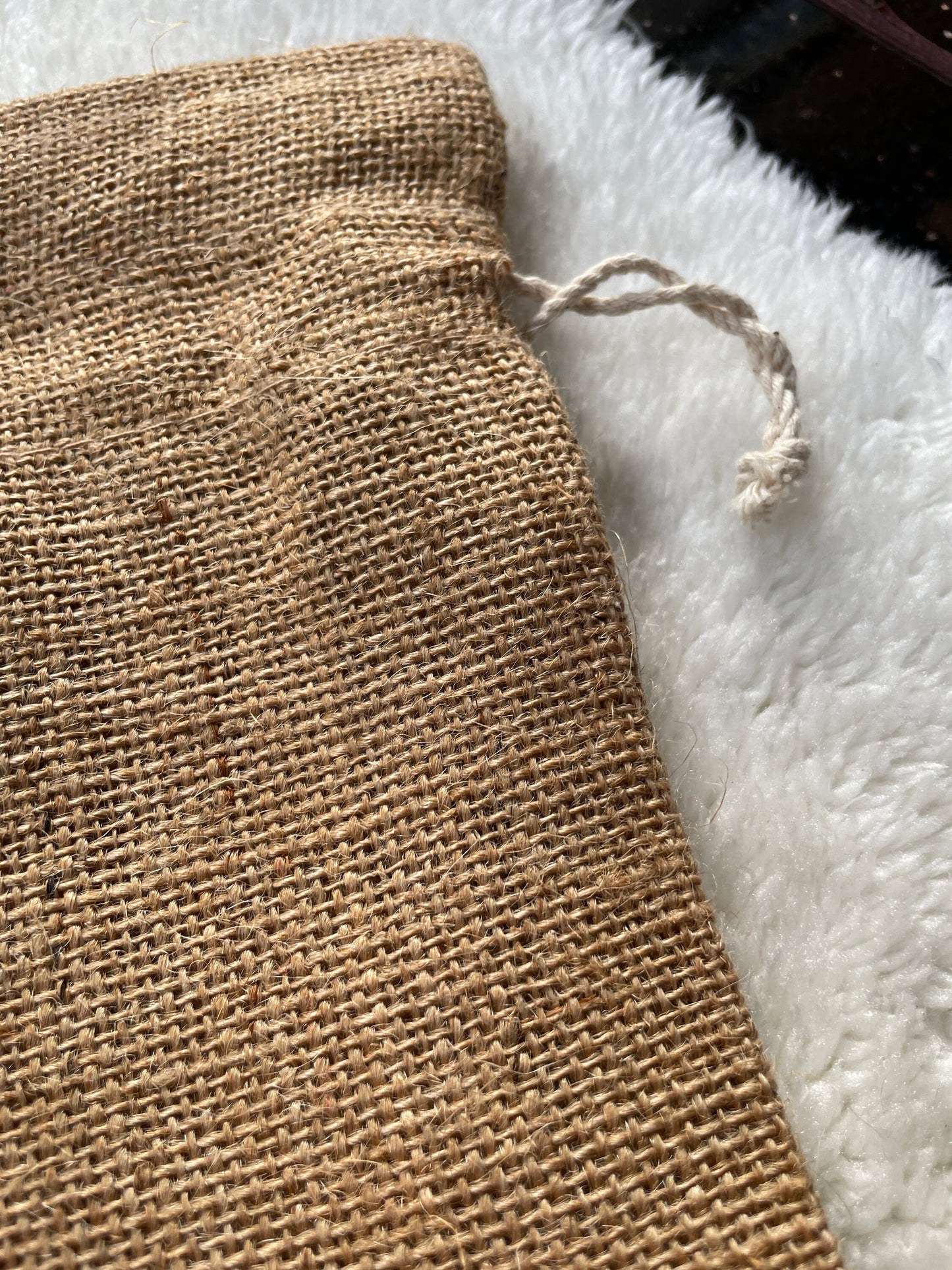 Nikolaussack Jute Weihnachtsgeschenk personalisiert